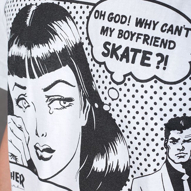 KOSZULKA THRASHER BOYFRIEND WHT