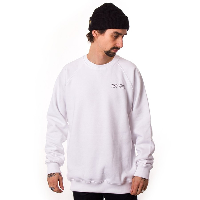 Bluza męska Nervous Crew FA19 Horny Pony White