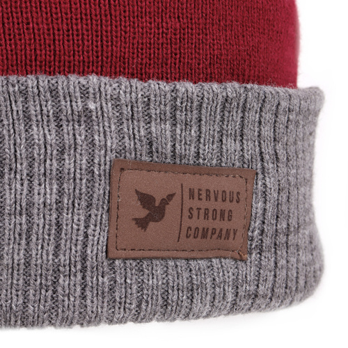 Czapka zimowa Nervous Maroon
