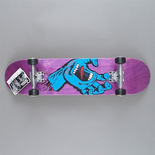 DESKOROLKA KPL. SANTA CRUZ MINIMAL HAND PURP. 7,5