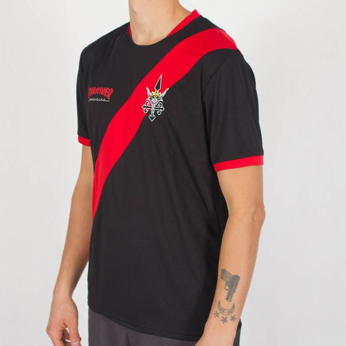 Koszulka Thrasher Futbol Jersey Blk/Red