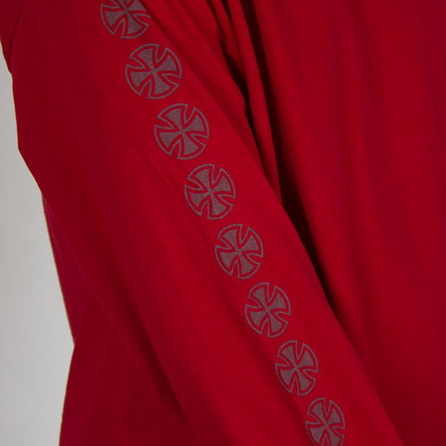 Koszulka Longsleeve Independent Thrasher Pentagram Cross Red