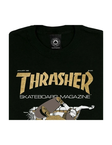 Koszulka Thrasher First Cover Black Gold
