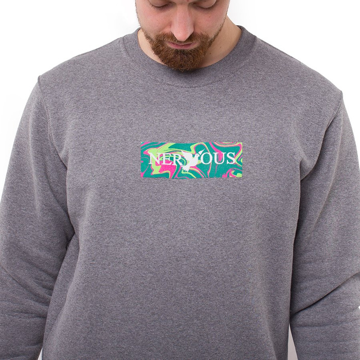 Bluza Męska Sp20 Nervous Crew Acid Box Grey