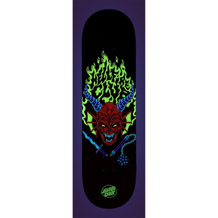 Blat do deskorolki Santa Cruz x Stranger Things Hellfire Club 8.25" x 31.8"