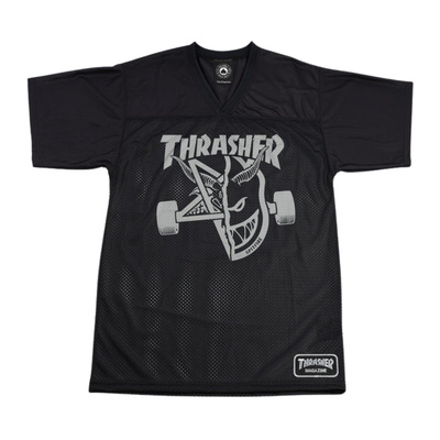 Koszulka Thrasher x Spitfire Football Jersey Thrash&Burn czarna