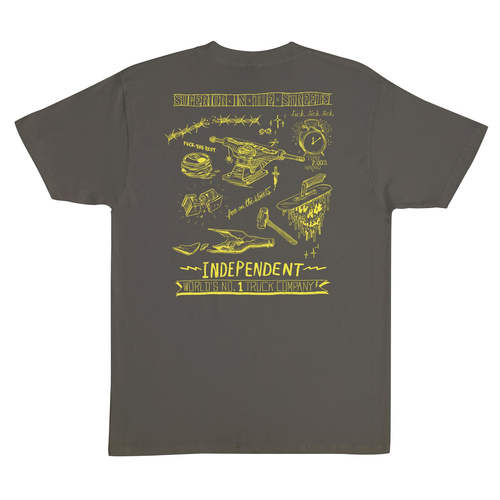 Koszulka Independent Bratrud Notebook oliwkowa