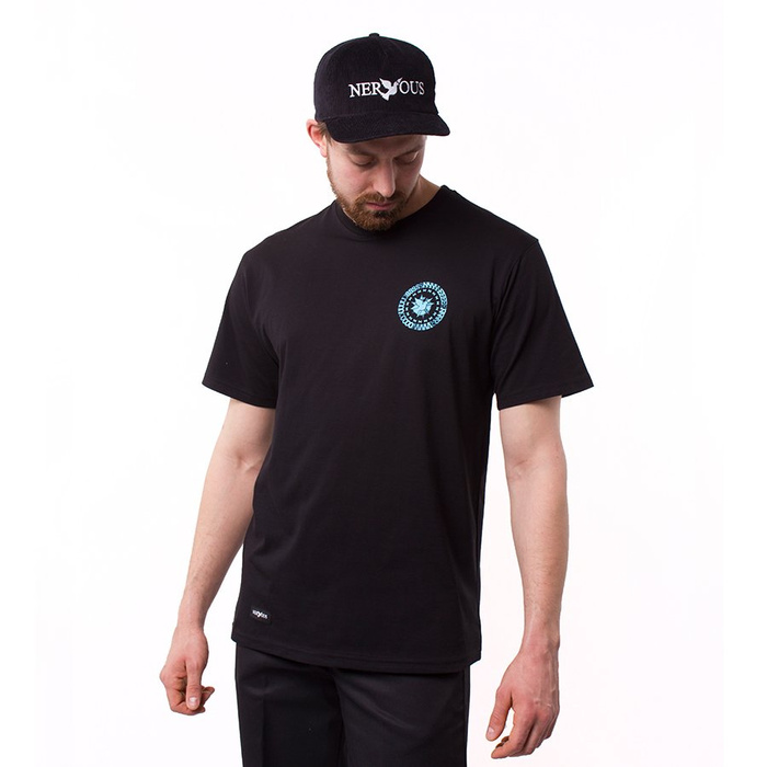 Koszulka męska Nervous Round black