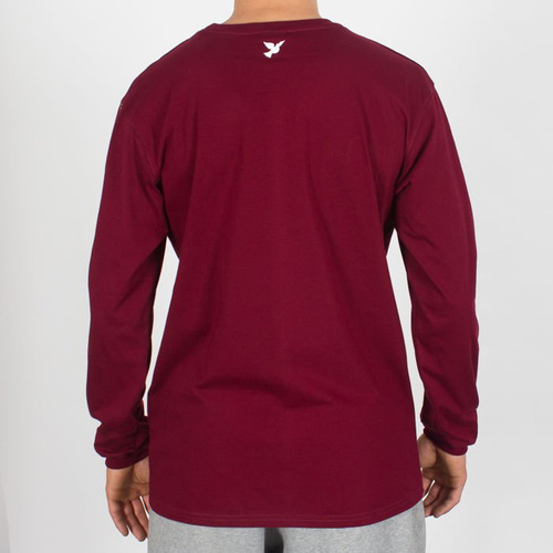 Koszulka LS Nervous F18 Stripes Maroon