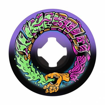 Koła Do Deskorolki Slime Balls 53mm Greetings Speed Balls Purple Black 99a