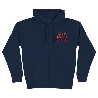 Bluza z kapturem Creature Zip Hood Prequel Heavyweight granatowa