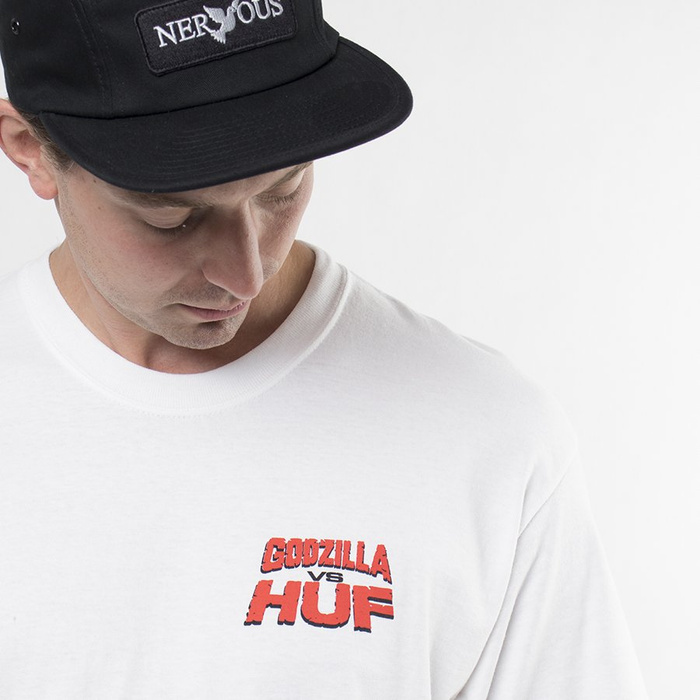 Koszulka Męska Huf X Godzilla Destroy All Monsters Biała
