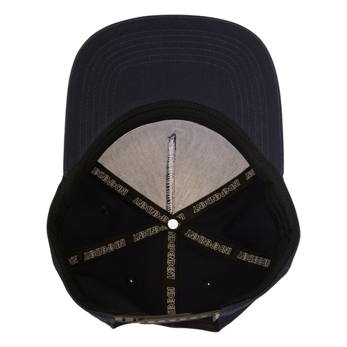 Czapka z daszkiem Independent Barhouse Ripped Snapback Structured Hat granatowa