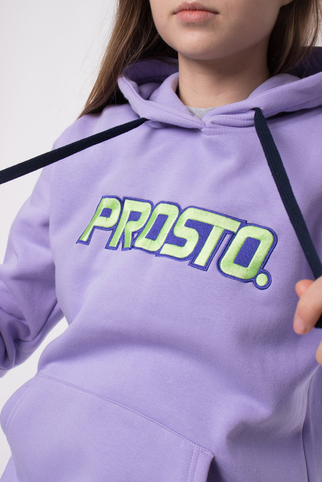 Bluza Damska Prosto Hoodie Apfie Violet