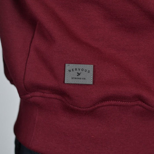 Bluza Nervous Crew Sp18 Classic Icon Maroon
