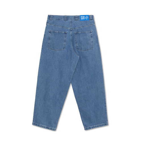 Spodnie jeansowe Polar Skate Big Boy mid blue
