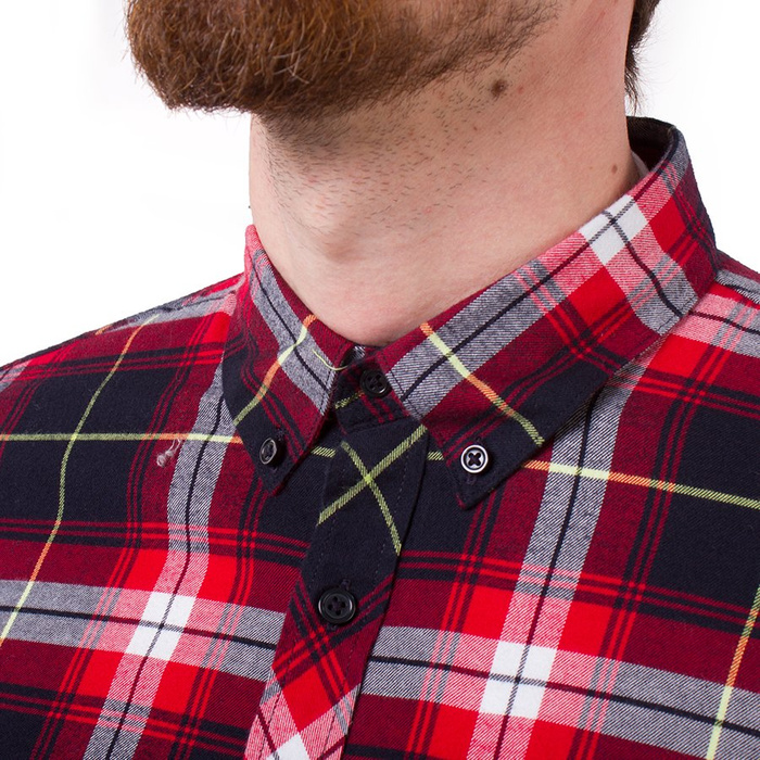 Koszula męska z długim rękawem Carhartt WIP Phil etna red