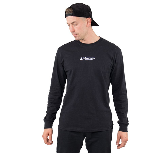 Koszulka Longsleeve Huf Flag Union Black
