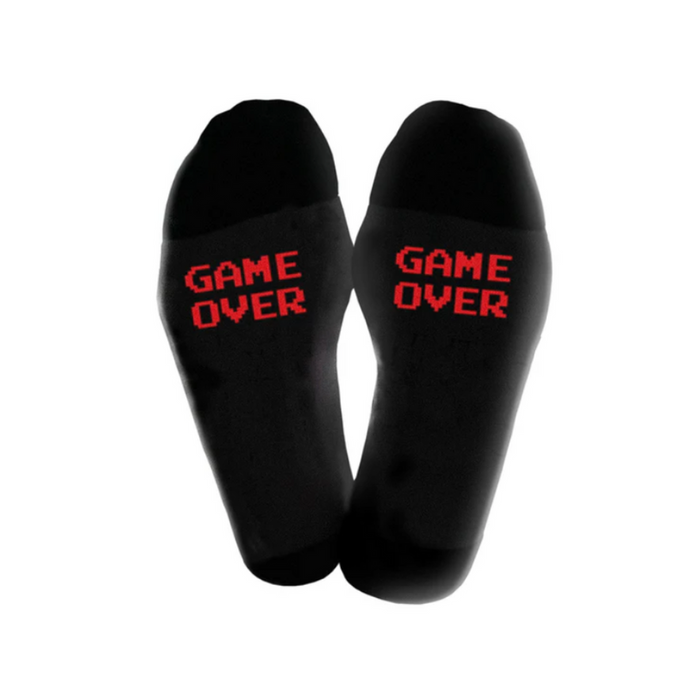 Skarpetki Girl Pac-Man Game Over Black