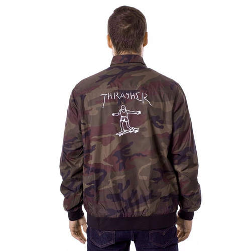 Dwustronna Kurtka Thrasher Gonz Reversible Black / Camo