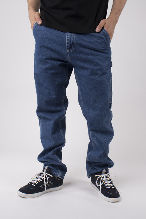 Spodnie Carhartt WIP Ruck Single Knee Blue
