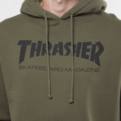 Bluza Z Kapturem Thrasher Skate Mag Army
