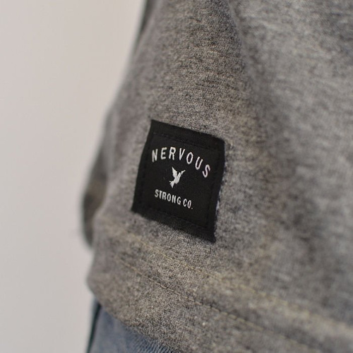 Koszulka LS Nervous Fa17 Classic Gra/blk