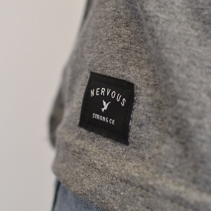 Koszulka LS Nervous Fa17 Classic Gra/blk