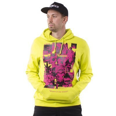 Bluza Męska Huf Hood Where Is My Mind Lime