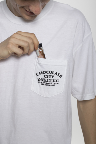 Koszulka Chocolate Vanner Pocket White