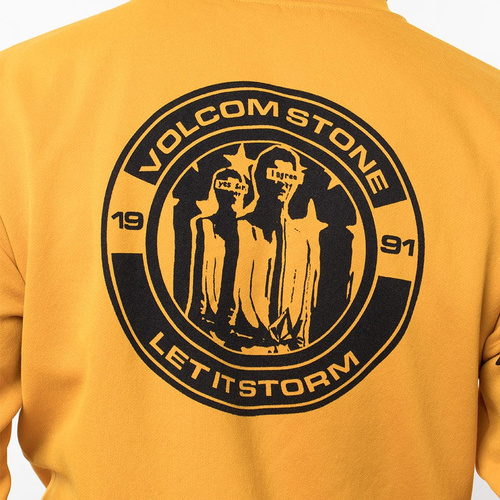 Bluza Volcom Crew Let it Storm Gold 