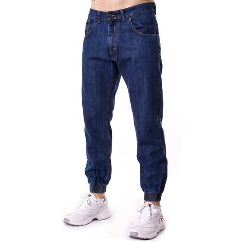 Spodnie męskie Metoda Sport FA19 Jogger Jeans blue