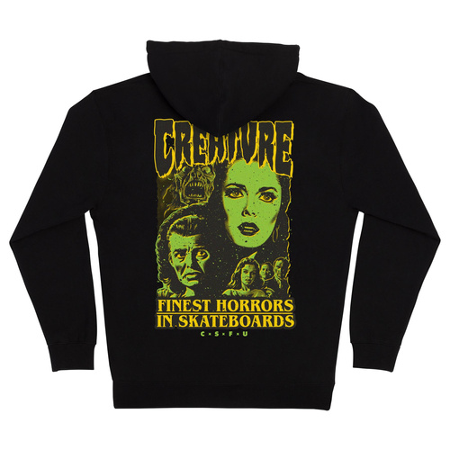 Bluza z kapturem Creature Zip Hood Prequel Heavyweight czarna
