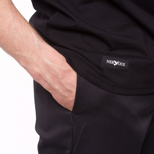Koszulka męska Nervous Round black