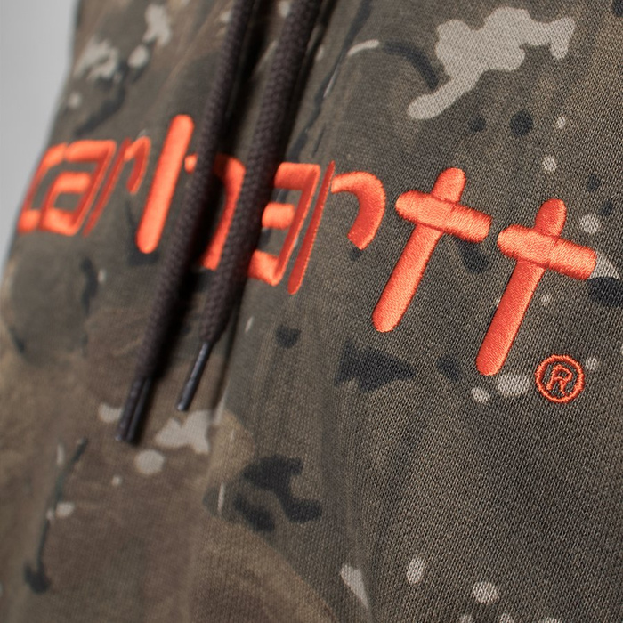 Bluza Męska Carhartt WIP Hooded Camo Evergreen