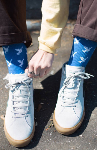 Skarpetki Nervous Herd Blue