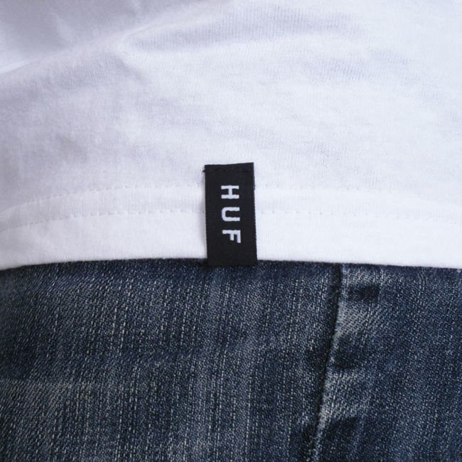 KOSZULKA HUF ORIGINAL LOGO WHT/CAMO