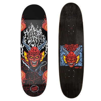Blat do deskorolki Santa Cruz x Stranger Things Hellfire Club Falmes 9" x 32"