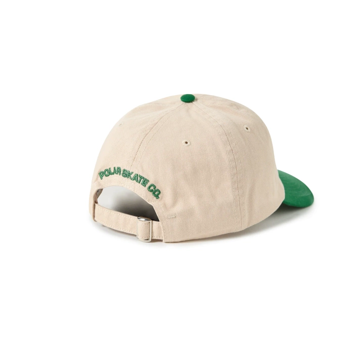 Czapka z daszkiem Polar Skate Strapback Sai Stroke Logo Cap beżowo-zielona