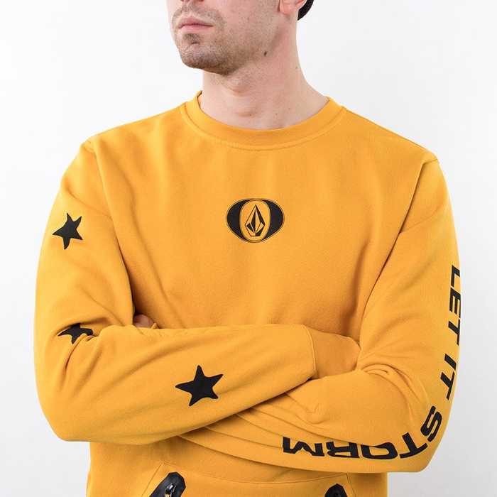 Bluza Volcom Crew Let it Storm Gold