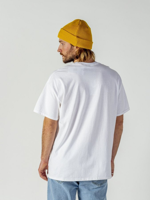 Koszulka Męska Thrasher Flame Logo White