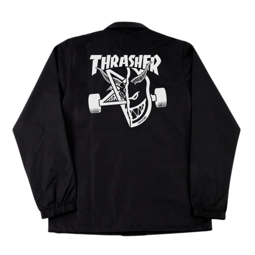Kurtka Thrasher x Spitfire Trash&Burn Coach Jacket czarna