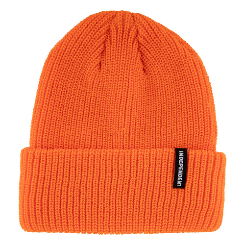 Czapka zimowa Independent Baseline Beanie Long Shoreman Hat pomarańczowa