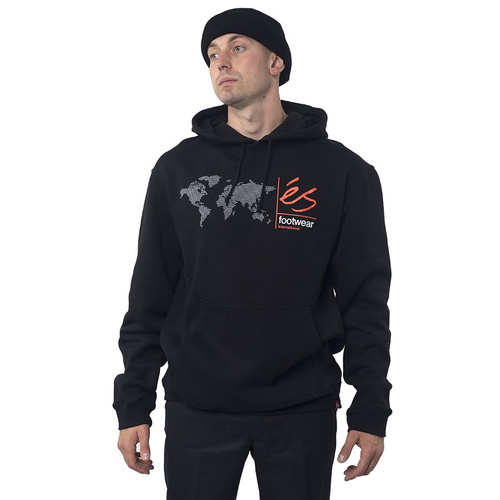 Bluza Męska Z Kapturem Es Digi Map Black