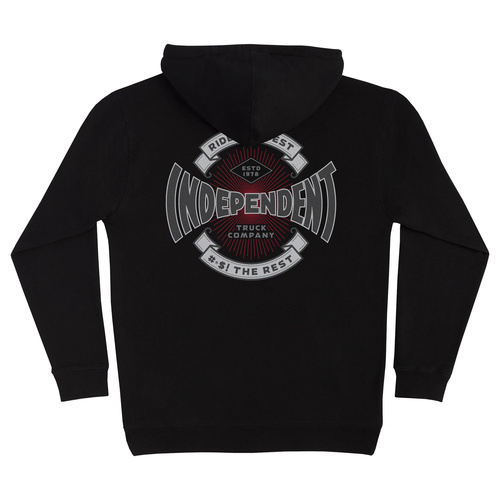 Bluza z kapturem Independent Hood Estabished 78 Heavyweight czarna