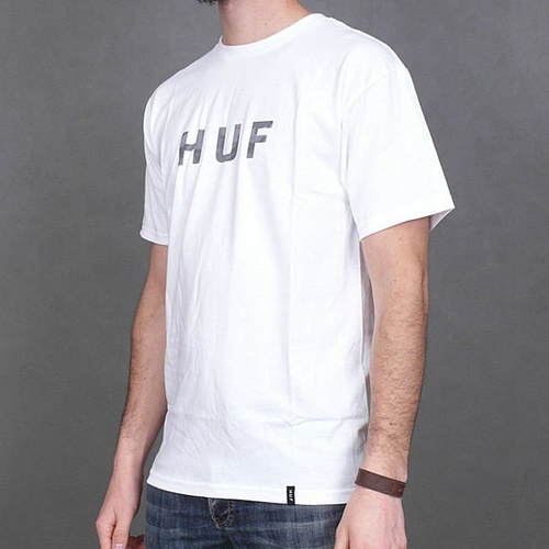 KOSZULKA HUF ORIGINAL LOGO WHT/CAMO