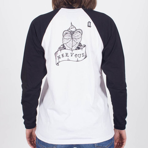 Koszulka LS Nervous Girl F18 Queen Wht/Blk