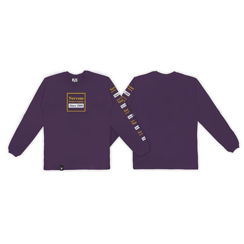 Longsleeve męski Nervous Repeat grape