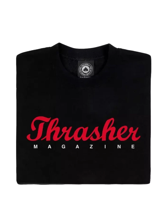 Bluza Thrasher Script Crew Black