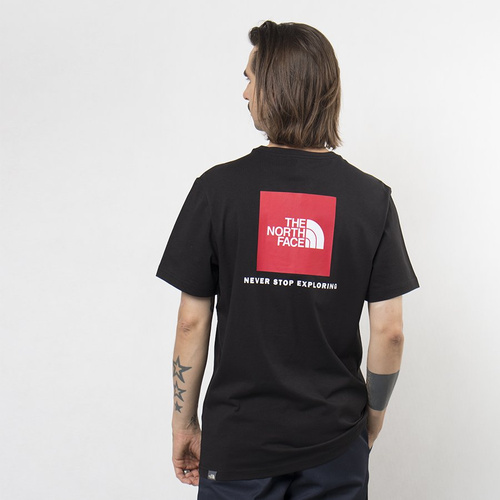 Koszulka męska The North Face Red Box black  (NF0A2TX2JK31)